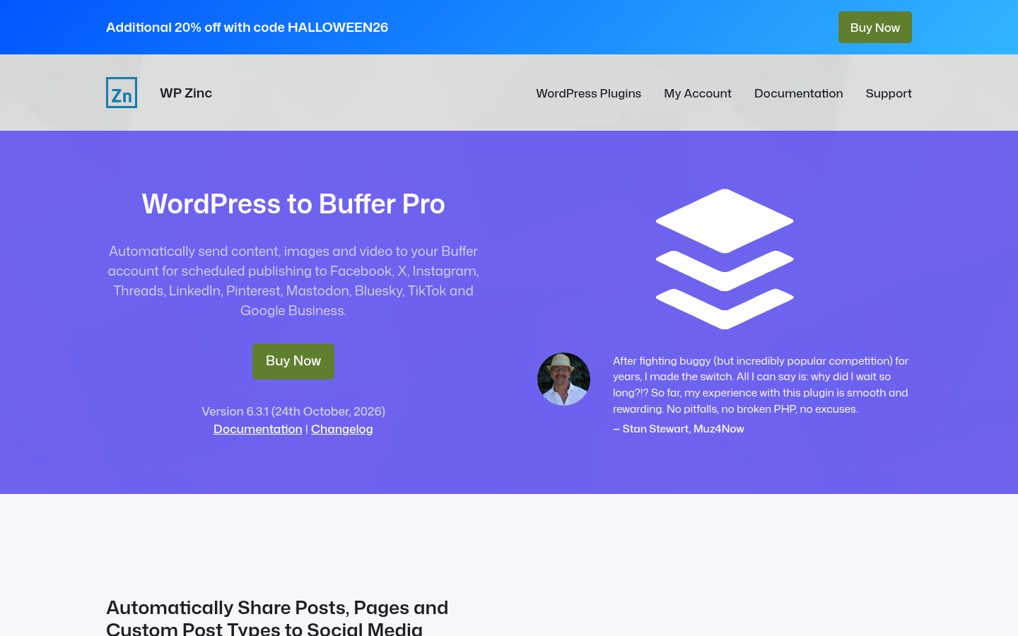WordPress to Buffer Pro — image 2