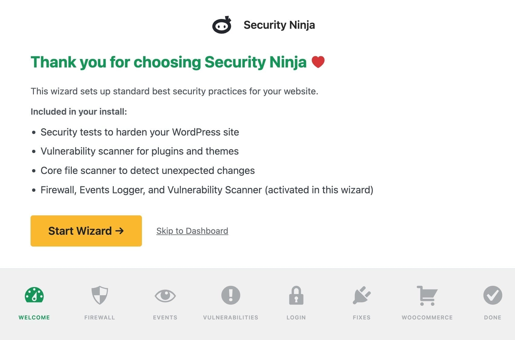 WP Security Ninja — image 1